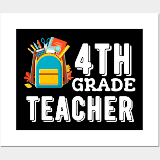 4th grade teacher Posters and Art